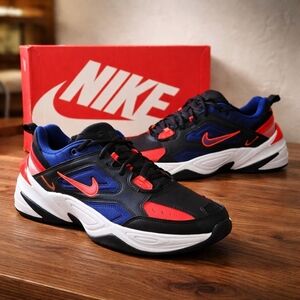 Nike M2K Tekno Pure Platinum Size 11.5 Men’s. Deep Royal Blue/Black